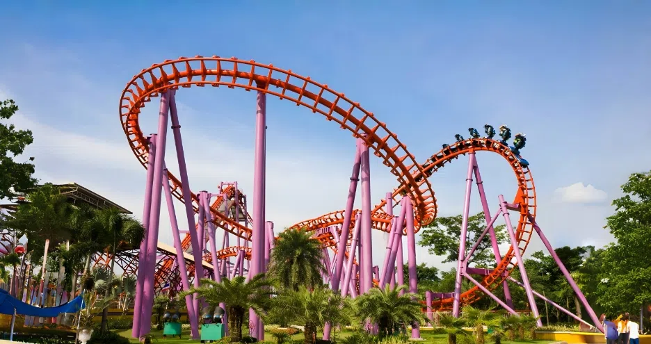 Американские горы на курорте