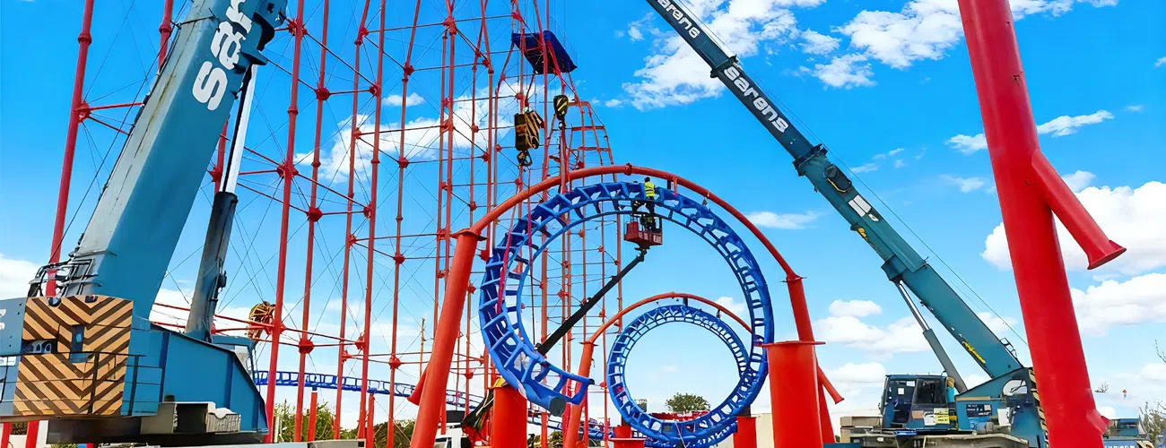 Американские горки «Улан» в парке «Евразия»