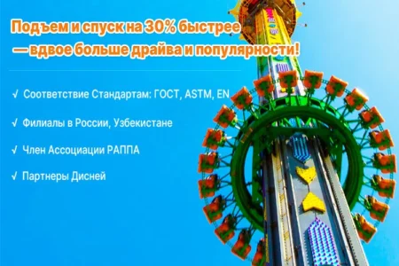 Аттракцион свободное падение баннер