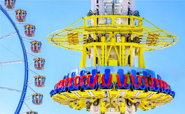 Аттракцион свободное падение долговечное антикоррозийное покрытие