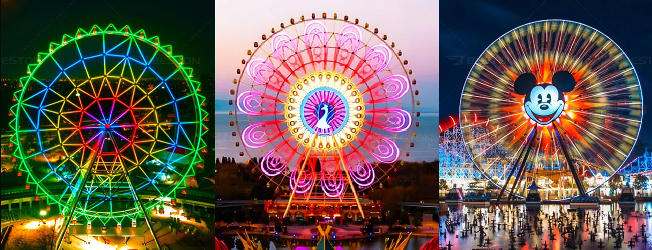 Индивидуальное освещение вашего колеса обозрения