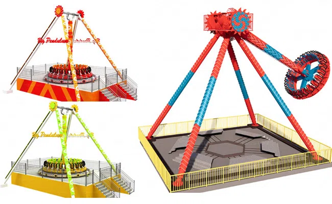 Аттракцион Маятник: Индивидуальная цветовая схема