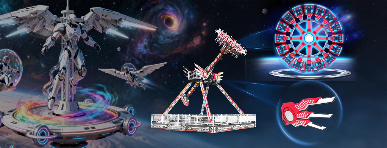 Космический Турбо 360° Маятник Аттракцион: Уникальная дизайнерская концепция