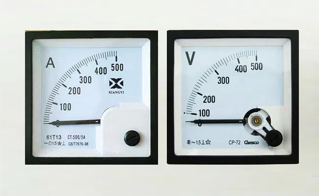 Приборы контроля тока и напряжения