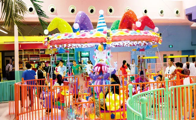 Цепочные карусели в крытых развлекательных центрах