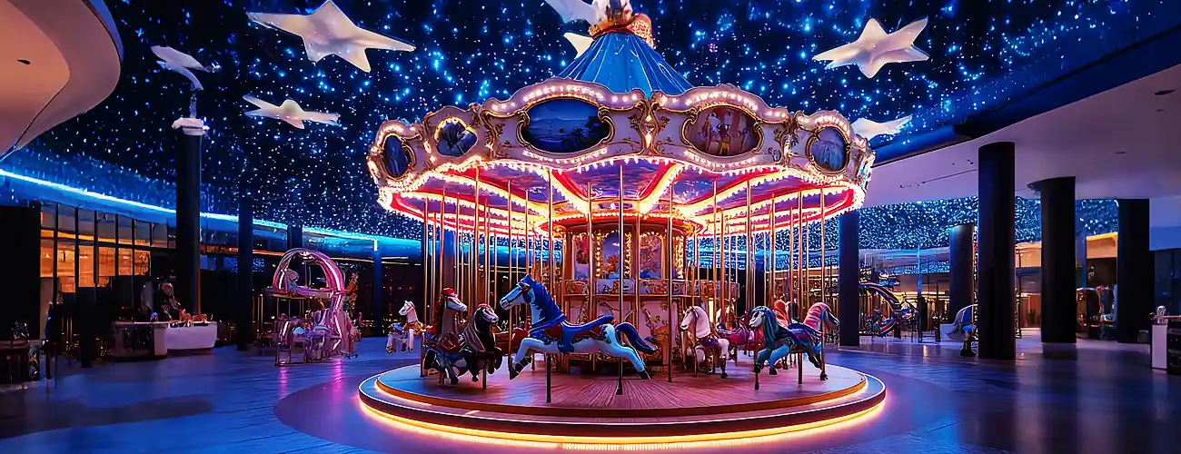 Кастомизация светового оформления для Карусель Аттракцион