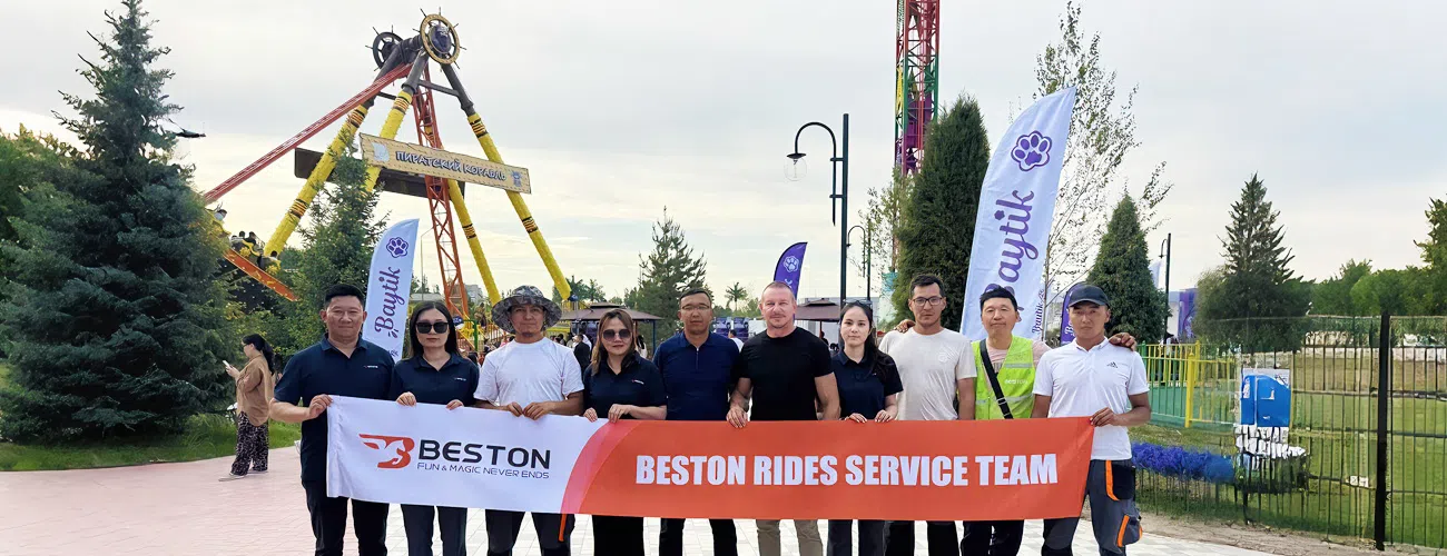 Команда Beston Rides и Sky Park Baytik